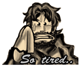 Wacky man(English) sticker #6033092