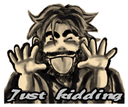 Wacky man(English) sticker #6033098