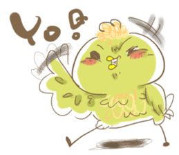 The Green Bird sticker #6033208