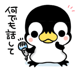 Daily conversation of penguins sticker #6033334