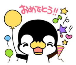Daily conversation of penguins sticker #6033338