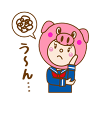 Hood-chan. Animal Collection sticker #6033559