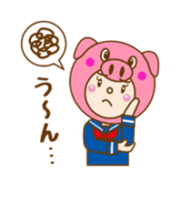 Hood-chan. Animal Collection sticker #6033559