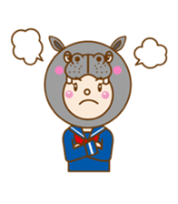 Hood-chan. Animal Collection sticker #6033569