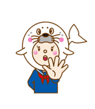 Hood-chan. Animal Collection sticker #6033578