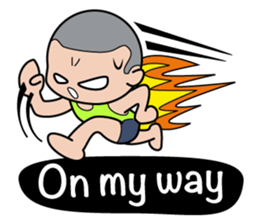 Running Marathon sticker #6033629