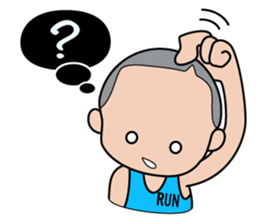 Running Marathon sticker #6033630