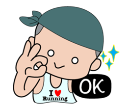 Running Marathon sticker #6033633