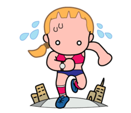 Running Marathon sticker #6033638