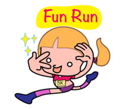 Running Marathon sticker #6033640