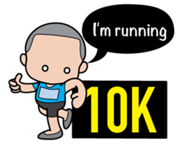 Running Marathon sticker #6033641