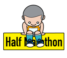 Running Marathon sticker #6033642