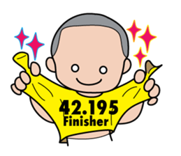 Running Marathon sticker #6033643