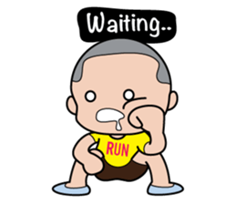 Running Marathon sticker #6033646