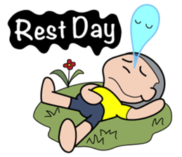 Running Marathon sticker #6033650