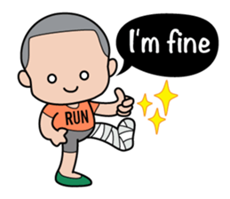 Running Marathon sticker #6033661