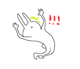 emotional rabbits 1 sticker #6033904