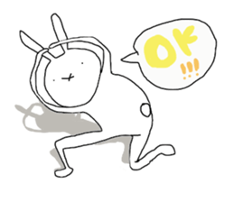 emotional rabbits 1 sticker #6033906