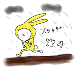 emotional rabbits 1 sticker #6033913