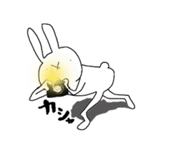 emotional rabbits 1 sticker #6033915