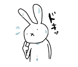 emotional rabbits 1 sticker #6033920
