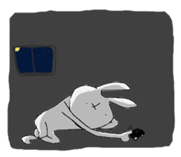 emotional rabbits 1 sticker #6033922