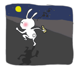 emotional rabbits 1 sticker #6033925