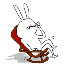 emotional rabbits 1 sticker #6033926