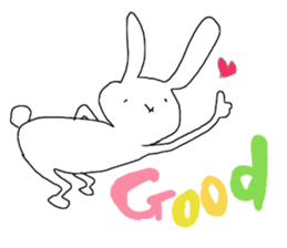 emotional rabbits 1 sticker #6033936