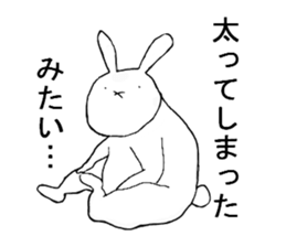 emotional rabbits 1 sticker #6033937