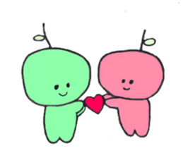 Ringo-chan and merry friends sticker #6034241