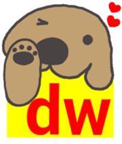 Abbreviation of tweet dog sticker #6034322