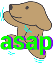 Abbreviation of tweet dog sticker #6034330