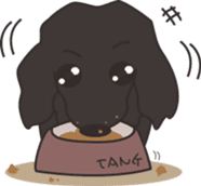 Dachshund TANG & BAO sticker #6034357
