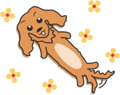 Dachshund TANG & BAO sticker #6034359