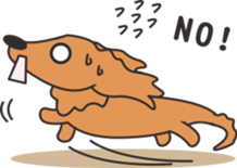 Dachshund TANG & BAO sticker #6034362