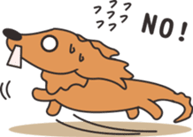 Dachshund TANG & BAO sticker #6034362