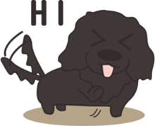 Dachshund TANG & BAO sticker #6034365