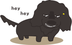 Dachshund TANG & BAO sticker #6034367