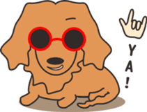 Dachshund TANG & BAO sticker #6034369