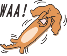 Dachshund TANG & BAO sticker #6034371