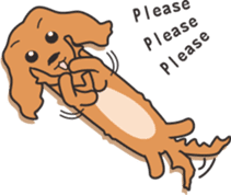Dachshund TANG & BAO sticker #6034373