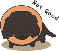 Dachshund TANG & BAO sticker #6034374