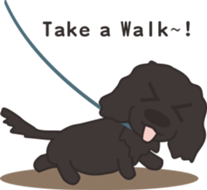 Dachshund TANG & BAO sticker #6034377