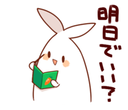 Ironic bunny sticker #6034556