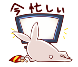 Ironic bunny sticker #6034560