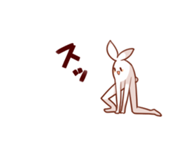 Ironic bunny sticker #6034575