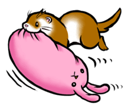 I love ferrets sticker #6034696
