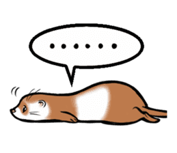 I love ferrets sticker #6034699