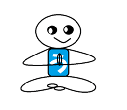 Dancing HiraganaMan! sticker #6034745